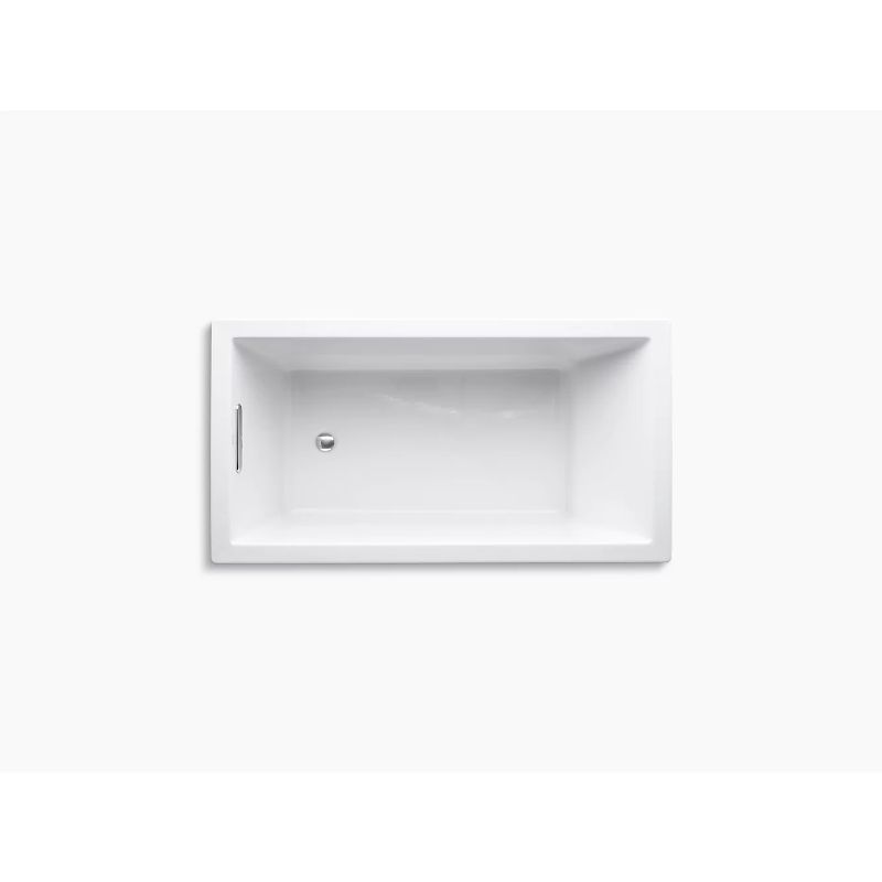 Underscore Rectangle 60' x 32' x 21' Drop-In Bathtub in White