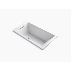 Underscore Rectangle 66' x 36' x 22' Drop-In Bathtub in White