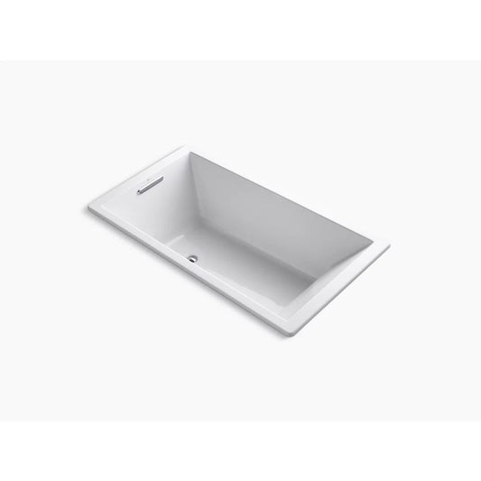 Underscore Rectangle 66" x 36" x 22" Drop-In Bathtub in White