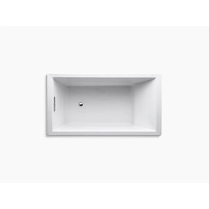 Underscore Rectangle 66' x 36' x 22' Drop-In Bathtub in White