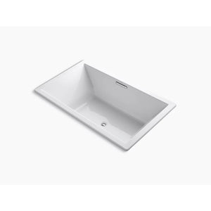 Underscore Rectangle 72' x 42' x 23' Drop-In Bathtub in White