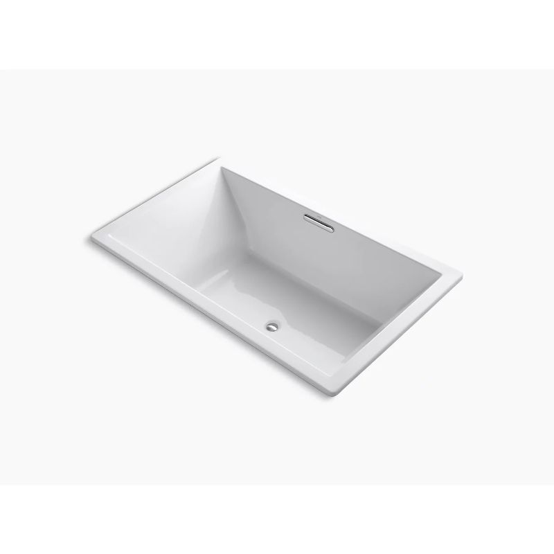 Underscore Rectangle 72' x 42' x 23' Drop-In Bathtub in White