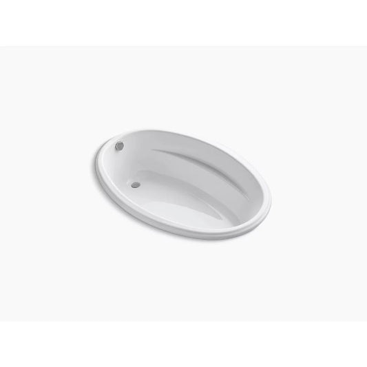 60" x 40" x 17.63" Drop-In Bathtub in White