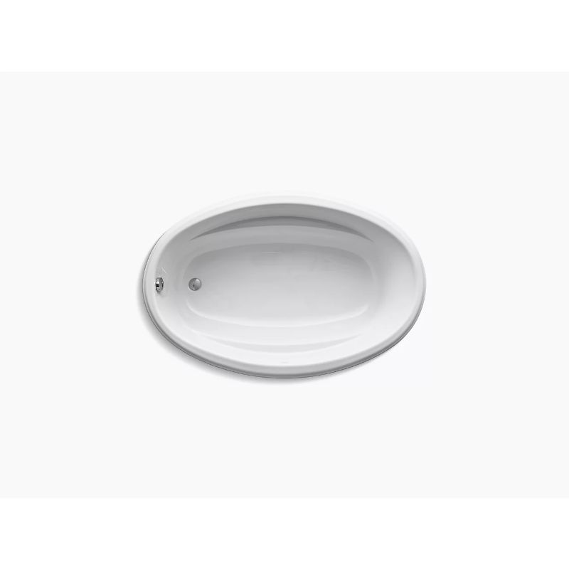 60' x 40' x 17.63' Drop-In Bathtub in White