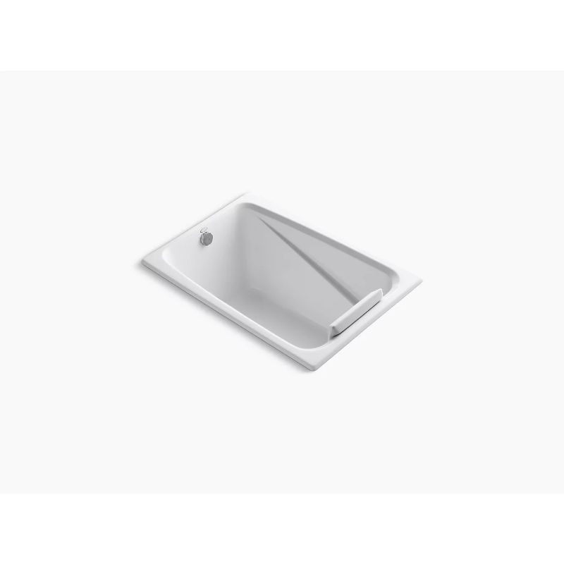 Greek 48' x 32' x 23.38' End Drain Drop-In Bathtub in White