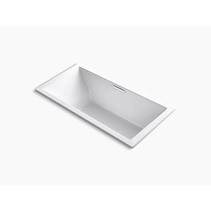 Underscore Rectangle 72' x 36' x 23' Drop-In Bathtub in White