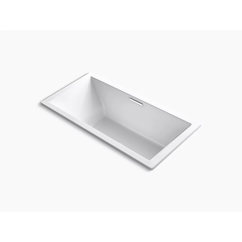 Underscore Rectangle 72' x 36' x 23' Drop-In Bathtub in White