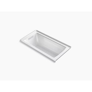 Archer 60' x 30' x 19' Left Drain Drop-In Bathtub in White