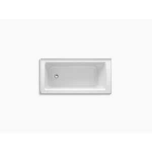 Archer 60' x 30' x 19' Left Drain Drop-In Bathtub in White