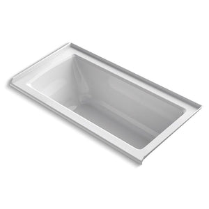 Archer 60' x 30' x 19' Right Drain Drop-In Bathtub in White