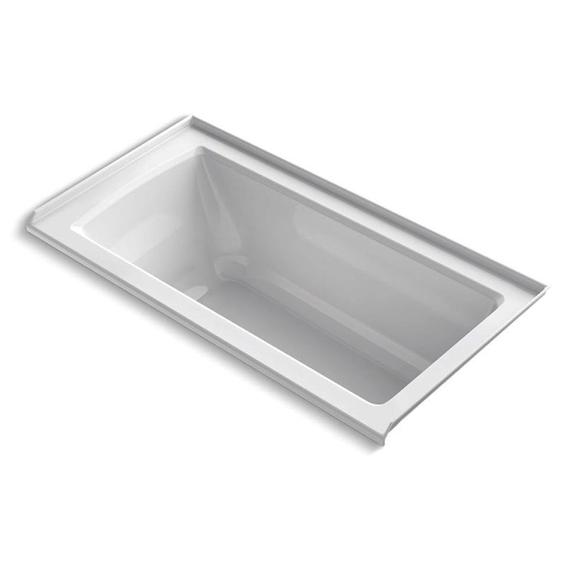 Archer 60' x 30' x 19' Right Drain Drop-In Bathtub in White