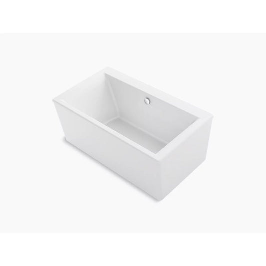 Stargaze 60.25" x 34.25" x 24.25" Freestanding Bathtub in White