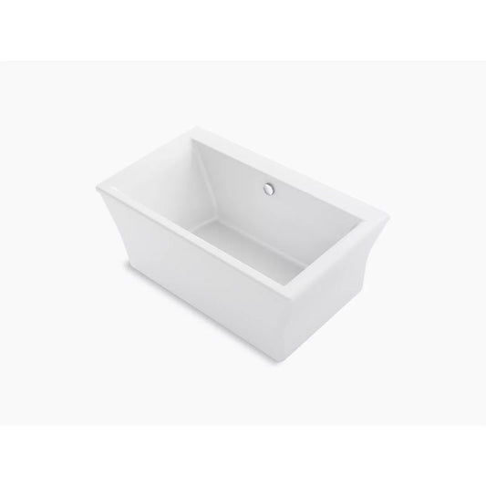 Stargaze 60.19" x 34.25" x 24.25" Freestanding Bathtub in White