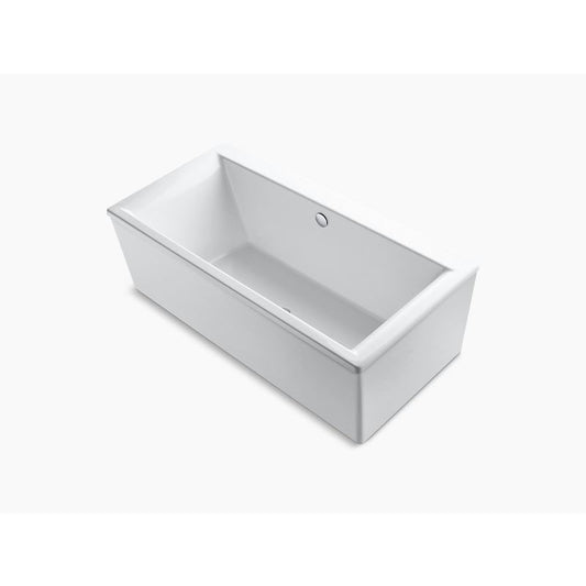 Stargaze 72" x 36.06" x 25.75" Freestanding Bathtub in White