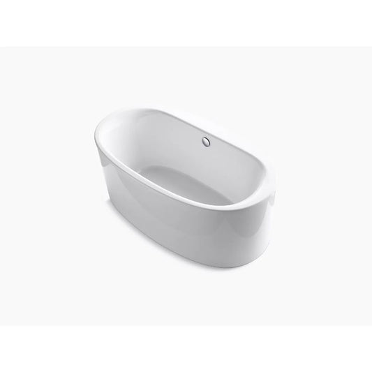 Sunstruck 65.5" x 36" x 24.5" Freestanding Bathtub in White