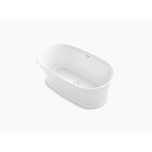 Memoirs 66.19" x 36.19" x 23.75" Freestanding Bathtub in White