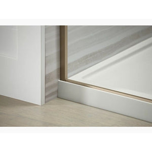 Rely 60' x 32' x 4.69' Right Drain Shower Base in White