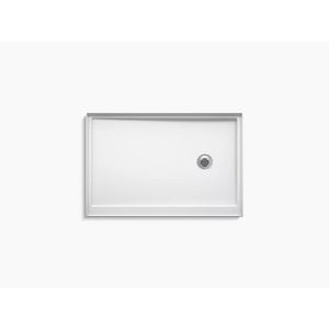 Rely 48' x 32' x 4.38' Right Drain Shower Base in White