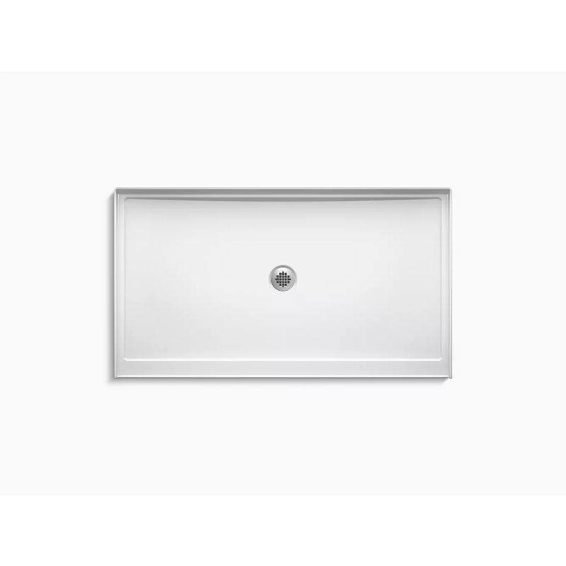 Rely 60' x 34' x 4.19' Shower Base in White