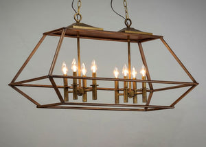Woodland 17.25' 8 Light Chandelier in Burnished Gold Hazel