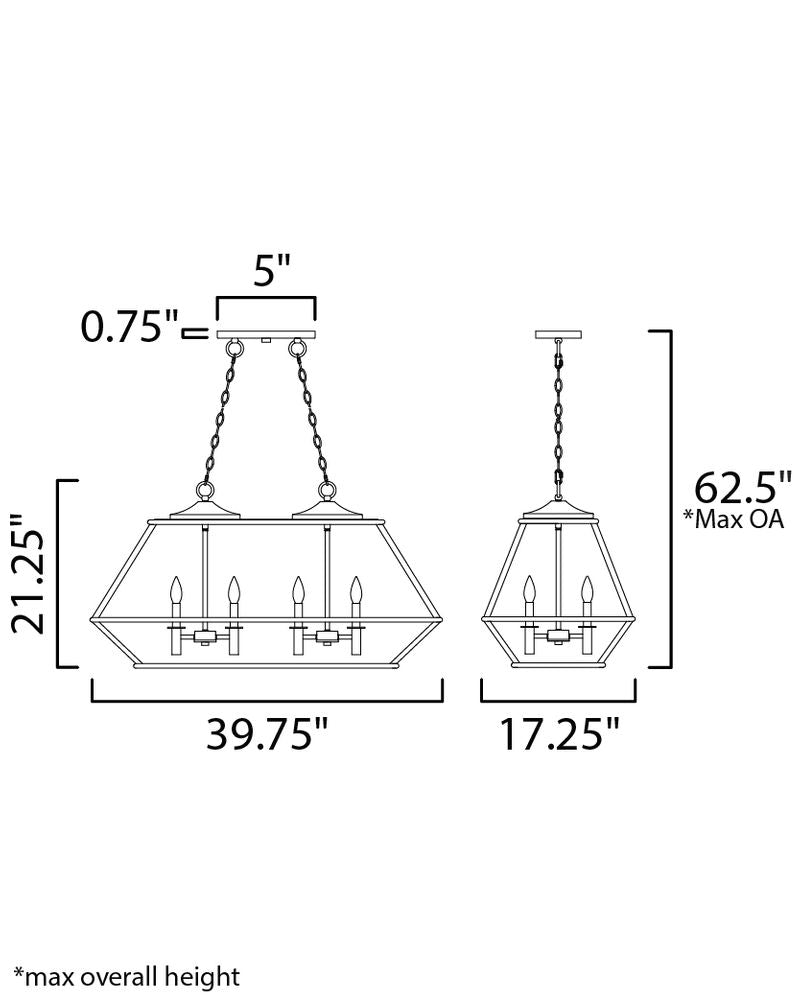 Woodland 17.25' 8 Light Chandelier in Burnished Gold Hazel