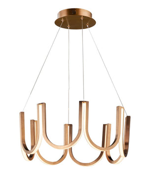 You 26.25' Single Light Pendant in Brushed Champagne