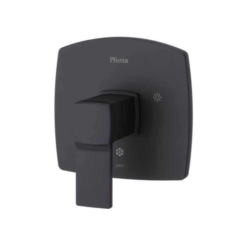 Deckard Tub & Shower Valve in Matte Black