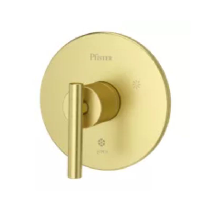 Contempra Tub & Shower Valve in Brushed Gold