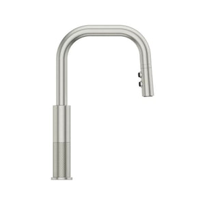 Montay Single-Handle Pull-Down Kitchen Faucet in Stainless Steel