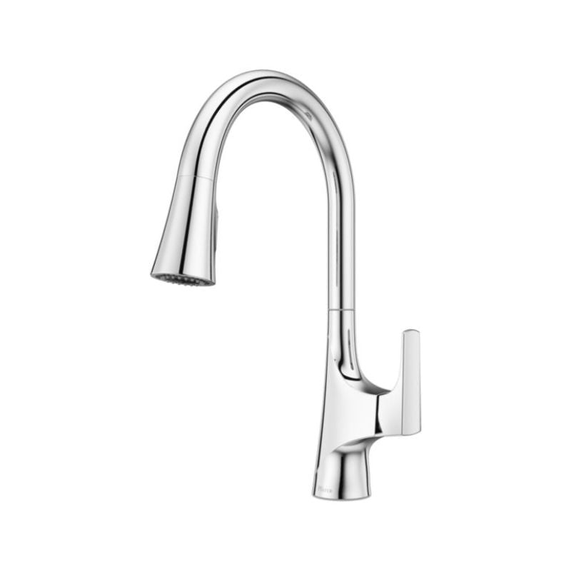Norden Single-Handle Pull-Down Kitchen Faucet in Polished Chrome
