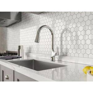 Norden Single-Handle Pull-Down Kitchen Faucet in Polished Chrome