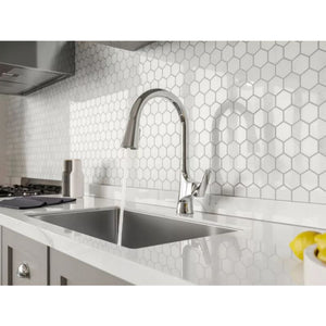 Norden Single-Handle Pull-Down Kitchen Faucet in Polished Chrome