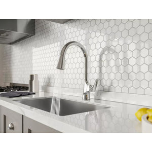 Norden Single-Handle Pull-Down Kitchen Faucet in Polished Chrome