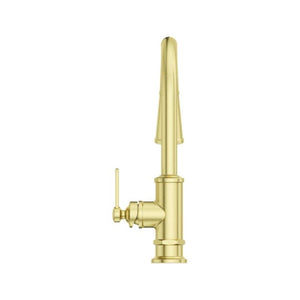 Port Haven Single-Handle Pull-Down Kitchen Faucet in Brushed Gold