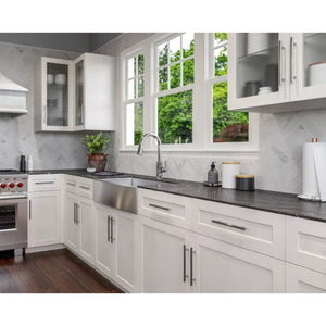 Port Haven Single-Handle Pull-Down Kitchen Faucet in Polished Chrome