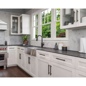 Port Haven Single-Handle Pull-Down Kitchen Faucet in Tuscan Bronze