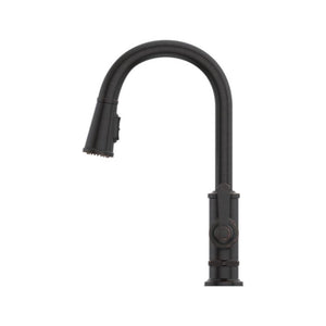 Port Haven Single-Handle Pull-Down Kitchen Faucet in Tuscan Bronze
