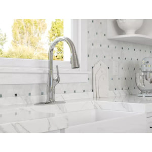 Highbury Pull-Down Kitchen Faucet in Polished Chrome