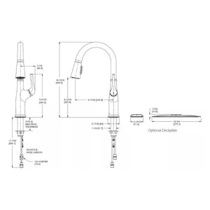 Highbury Pull-Down Kitchen Faucet in Stainless Steel