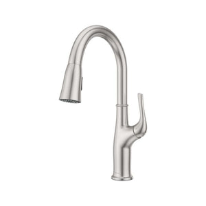 Highbury Pull-Down Kitchen Faucet in Stainless Steel
