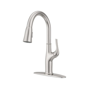 Highbury Pull-Down Kitchen Faucet in Stainless Steel