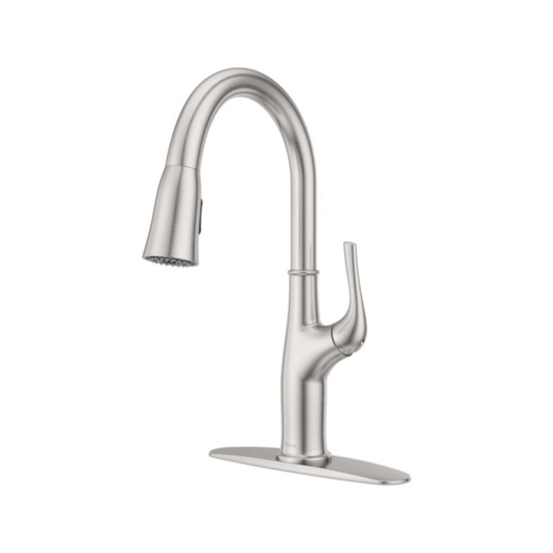 Highbury Pull-Down Kitchen Faucet in Stainless Steel