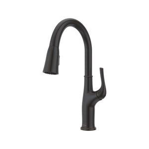 Highbury Pull-Down Kitchen Faucet in Tuscan Bronze