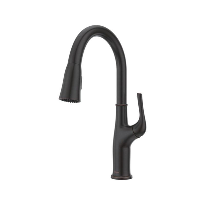 Highbury Pull-Down Kitchen Faucet in Tuscan Bronze