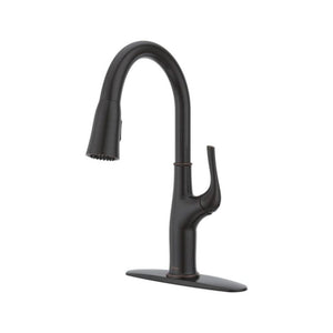 Highbury Pull-Down Kitchen Faucet in Tuscan Bronze