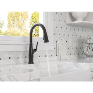 Highbury Pull-Down Kitchen Faucet in Tuscan Bronze