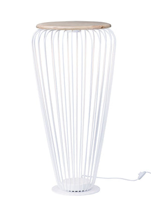40' Tall Cage Decor Item in White / Navaho White
