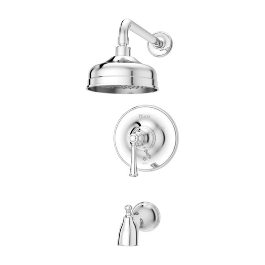 Tisbury Single-Handle Tub & Shower in Polished Chrome