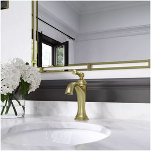 Tisbury Single-Handle Bathroom Faucets In Brushed Gold
