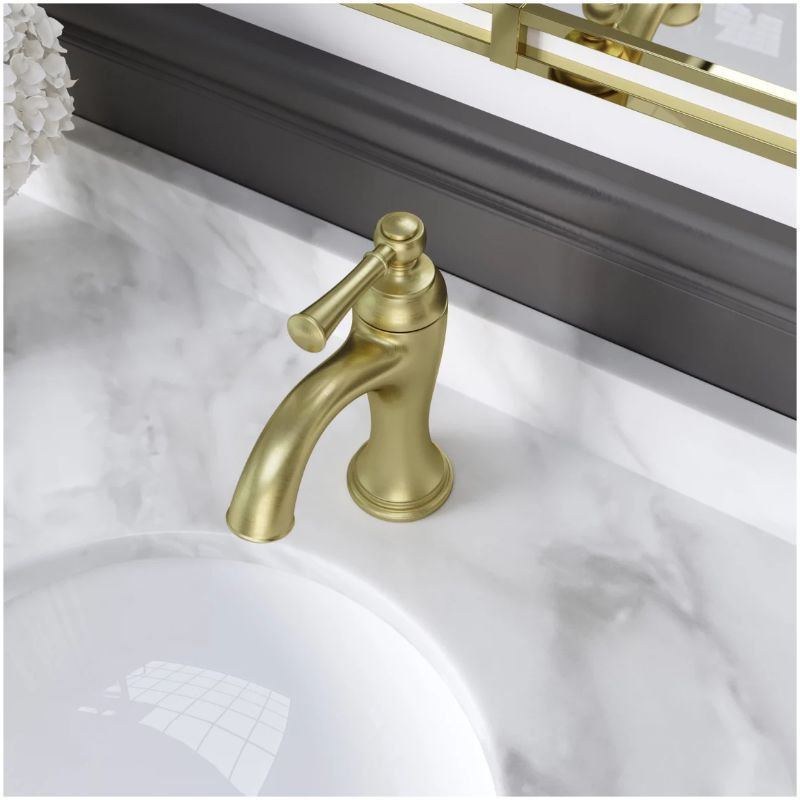 Tisbury Single-Handle Bathroom Faucets In Brushed Gold